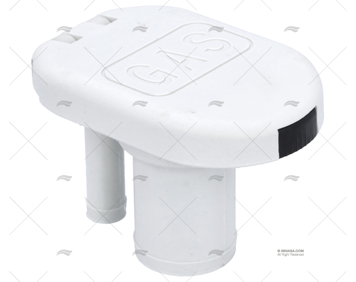 TAMPÃO GÁS 38mm PVC BRANCO RETO PERKO