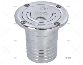 TAMPÃO COMBUSTÍVEL 50mm LATÃO CROMADO FORESTI FORESTI SUARDI