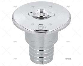 TAMPÃO COMBUSTÍVEL 38mm LATÃO CROMADO FORESTI FORESTI SUARDI