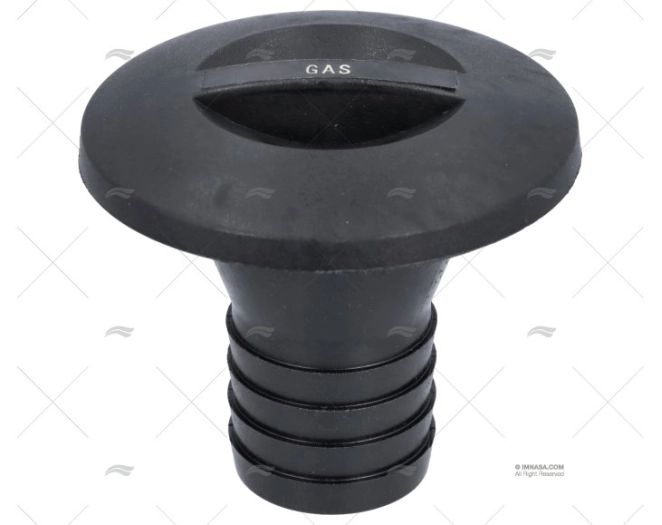 TAMPÃO GASOLINA 38mm PVC PRETO