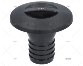 TAPPO BENZINA 38mm PVC NERO