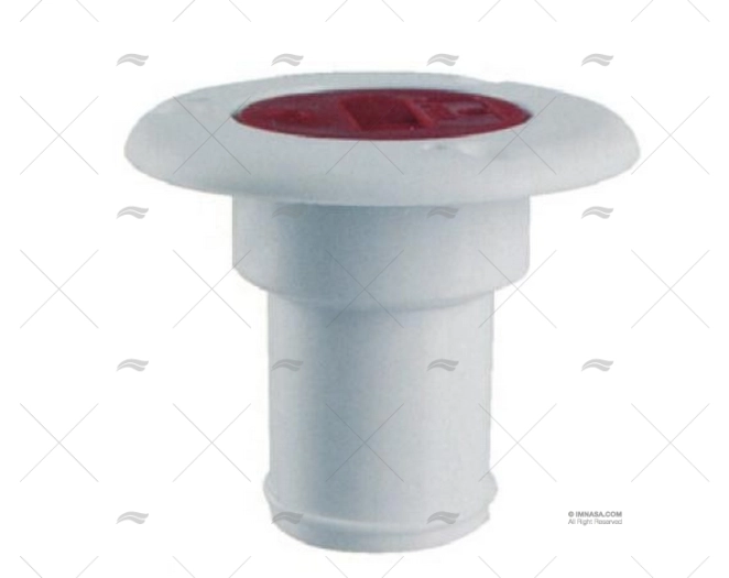 TAPPO GAS 38mm PVC BIANCO