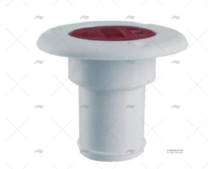 TAMPÃO GÁS 38mm PVC BRANCO