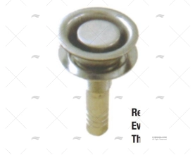 STAINLESS STEEL STRAIGHT VENT 15/16''