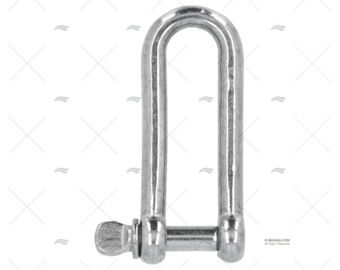 MANILHA RETA LONGA INOX 04mm