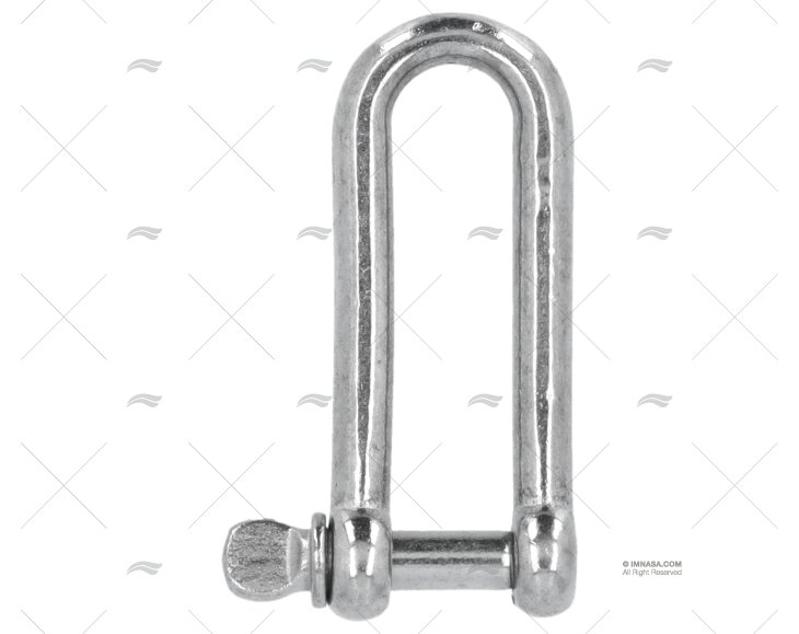 MANILHA RETA LONGA INOX 04mm