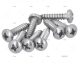 SELF-TAPPING SCREW  ALUM. DIN7981 A4 3,9