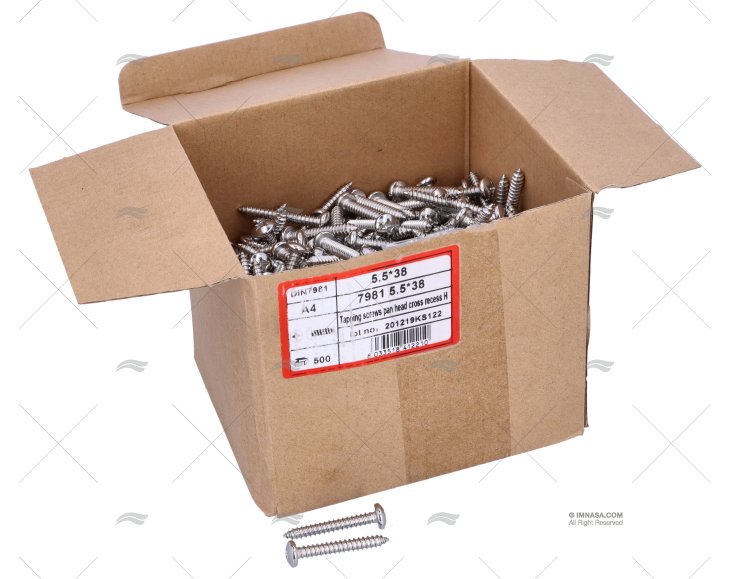 BOLT DIN7981 A4 5.5x38 (500)