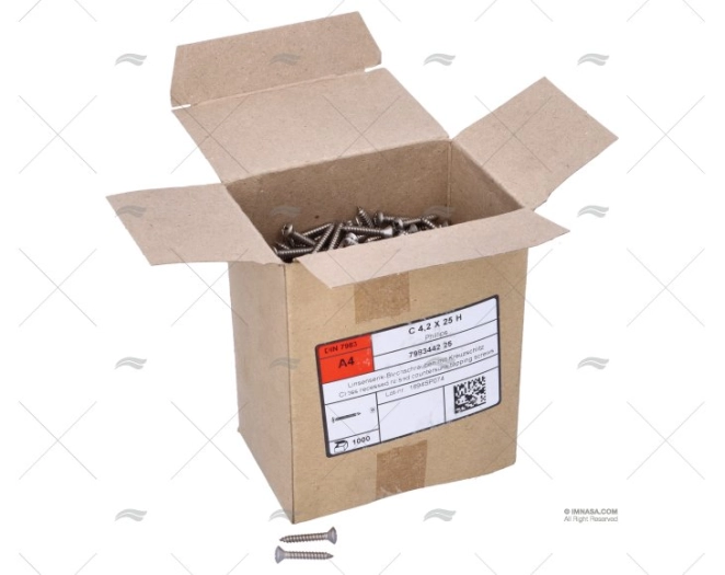 PARAFUSO DIN7983 A4 4,2x25,4 (1000)