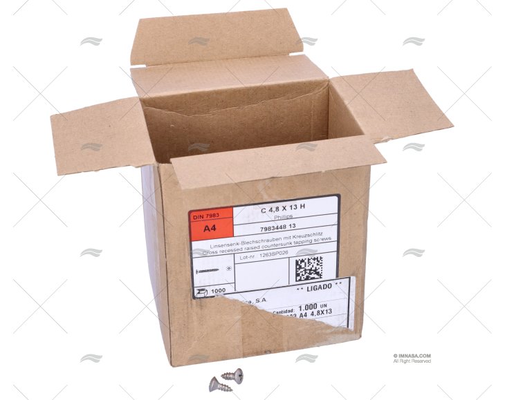 VITE DIN7983 A4 4.8x13 (1000)