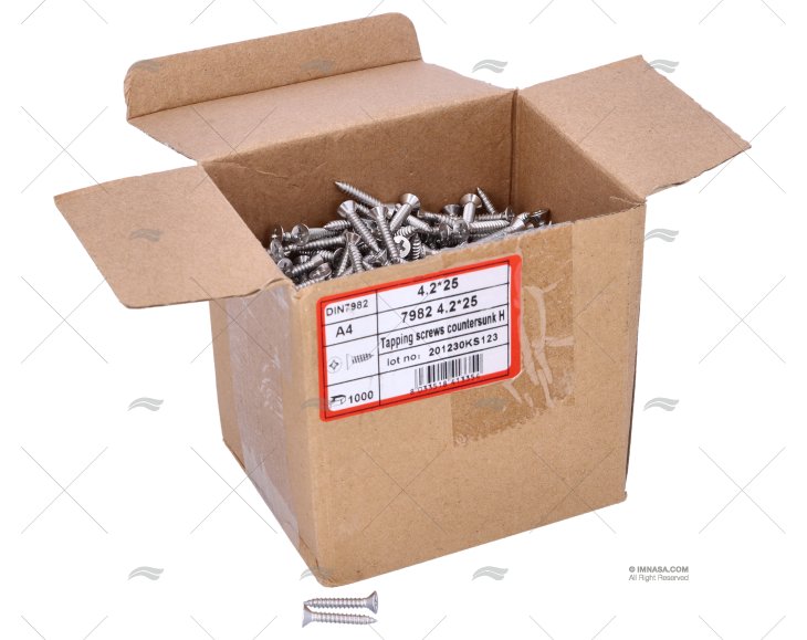 BOLT DIN7982 A4 4.2x25 (1000)