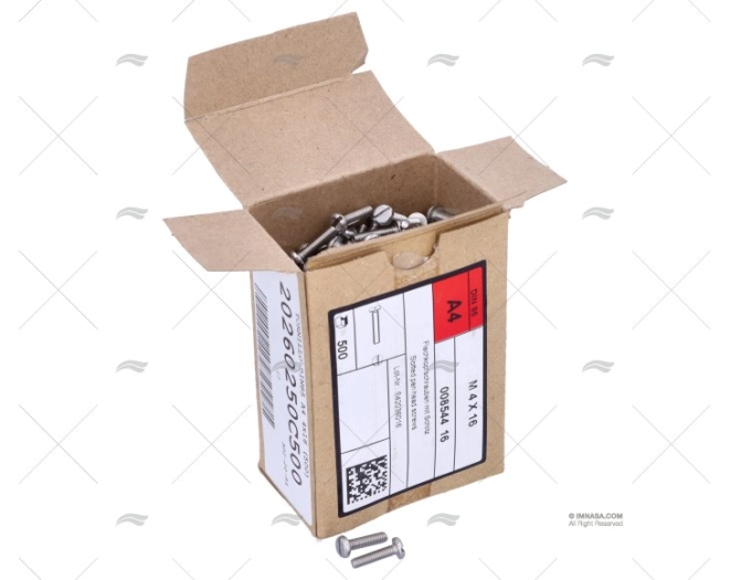 PARAFUSO DIN85 A4 4x16 (500)