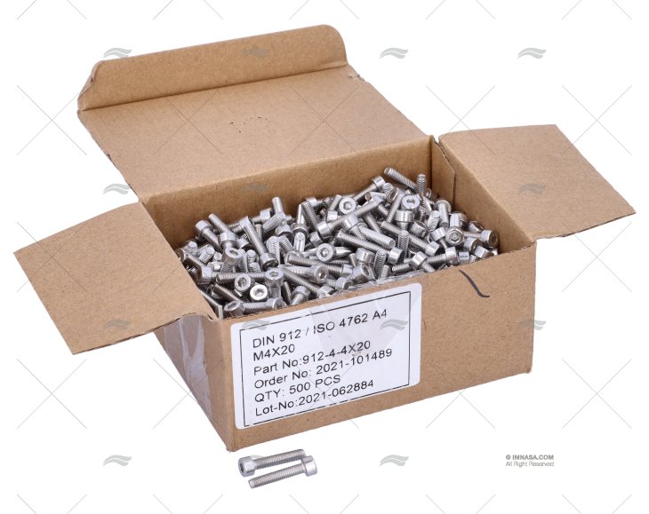 VITE DIN912 A4 4x20 (500)