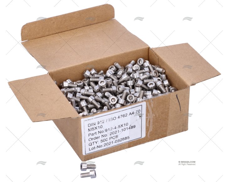 VIS DIN 912 A4 5X10 (500 unit)