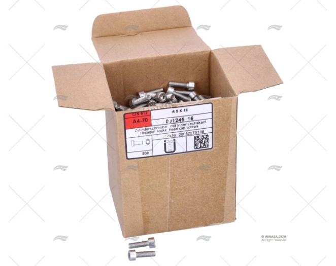 VITE DIN912 A4 5x16 (500)