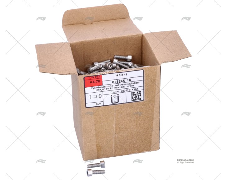 VITE DIN912 A4 5x16 (500)