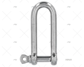 MANILHA RETA LONGA INOX 08mm