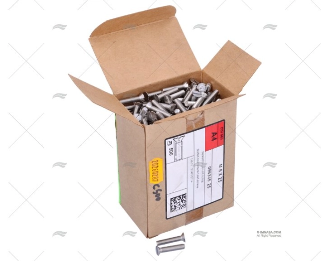 VITE DIN963 A4 5x25 (500)