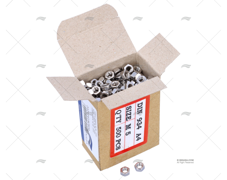 SCREW DIN934 A4 M5 (500)