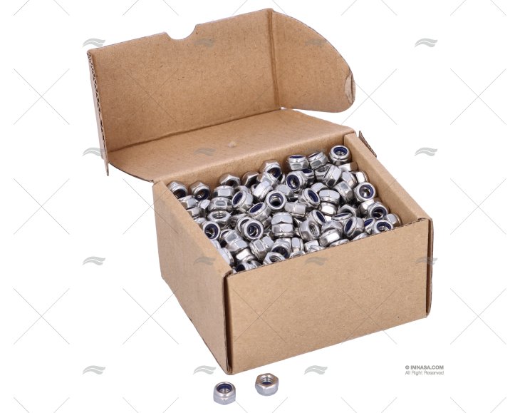 TUERCA AUTOBLOC DIN985 A4 M6 (500)