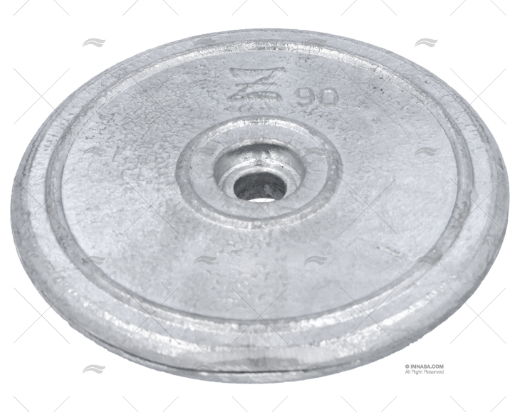 ANODO ZINCO TIMONE  90mm ZINETI