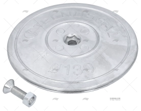 ÂNODO ZINCO DISCO 130mm DUPLO TECNOSEAL