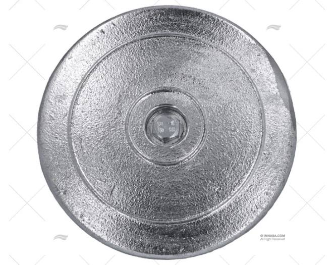 ANODO ZINCO DISCO 126mm 1,35kg