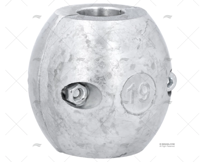 ANODO ZINCO COLLARE  19mm - 3/4"