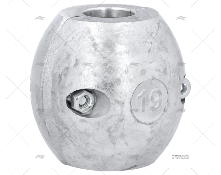 ANODE ZINC COLLIER D'ARBRE 19mm - 3/4"