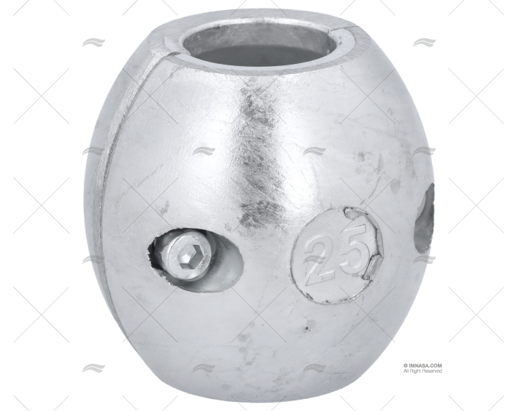 ANODO ZINCO COLLARE  25mm