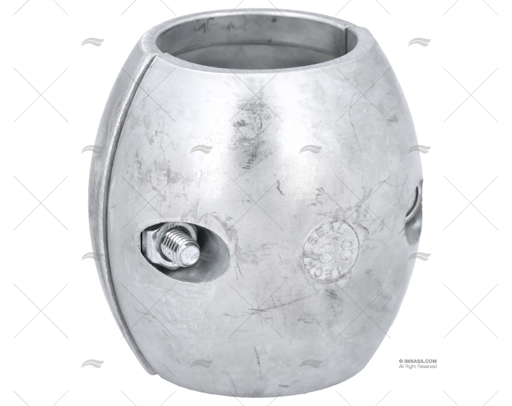 ZINC SHAFT COLLAR ANODE 1 1/2"