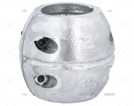 ANODO ZINCO COLLARE  45mm - 1"3/4 ZINETI