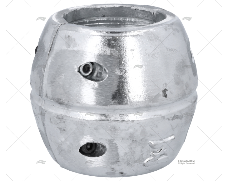 ANODO ZINCO COLLARE  70mm - 2"3/4 ZINETI