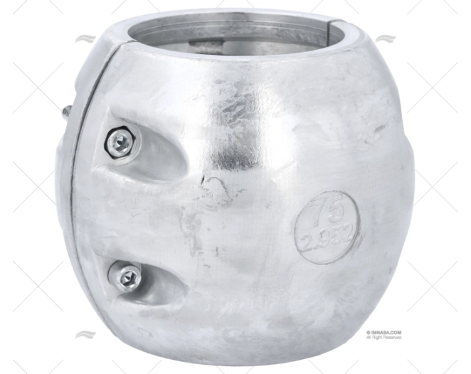 ANODO ZINCO COLLARE  75mm