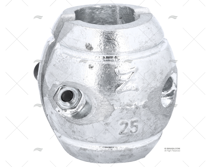 ÂNODO ZINCO ANEL  25mm - 1" ZINETI