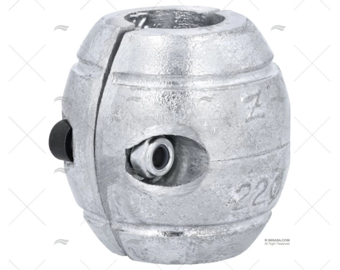 ANODO ZINCO COLLARE  22mm - 7/8" ZINETI