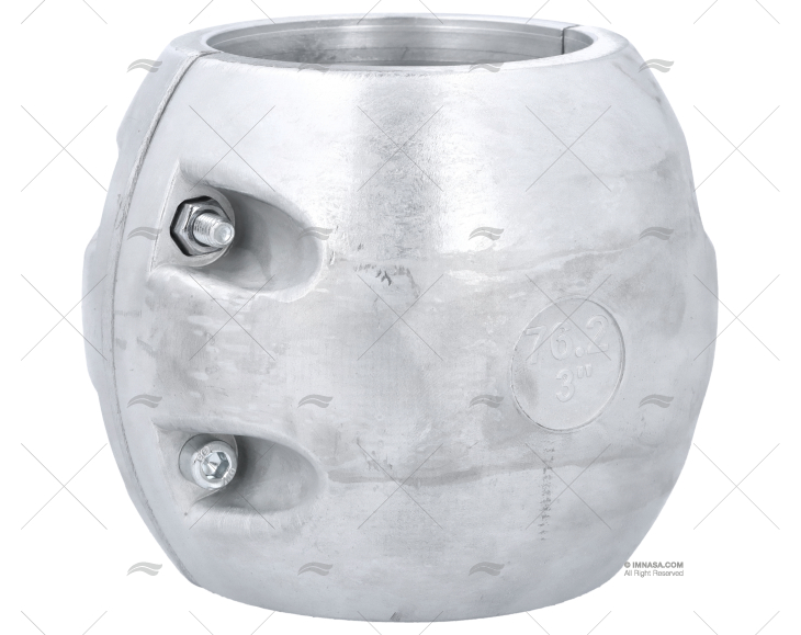 ÂNODO ZINCO ANEL  76.2mm 3"
