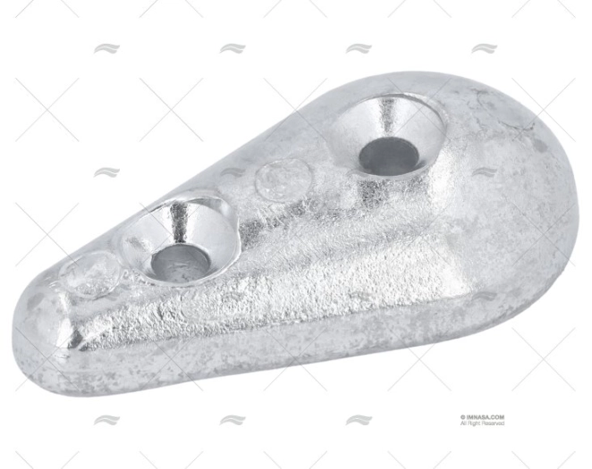 ZINC OVAL ANODE 0,3Kg