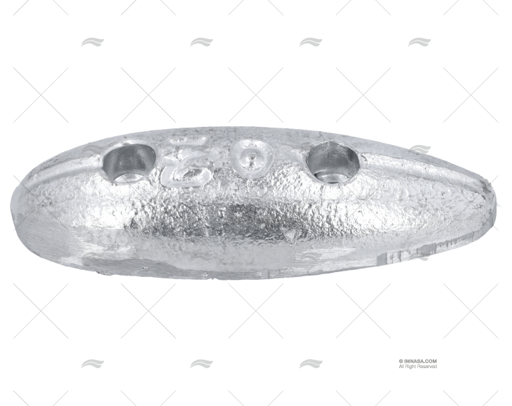 ÂNODO ZINCO PEIXE  0,470kg ZINETI