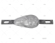 MAGNESIUM ANODE OVAL FISH 120mm 0,25kg