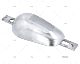 ANODO ZINCO OVALE 160x100mm GUARDIAN