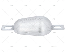 ANODO ZINCO OVALE 160x100mm TECNOSEAL