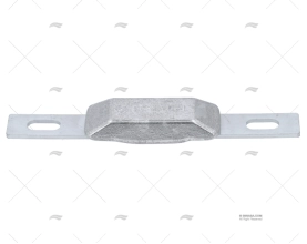 ANODO ZINCO LINGOTTO C/PIASTRA C/SCANALATURA 250g TECNOSEAL