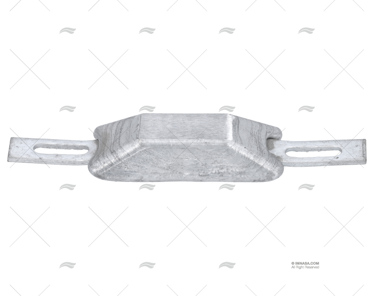 ÂNODO ZINCO LINGOTE C/PLACA. C/RANHURA 250g GUARDIAN