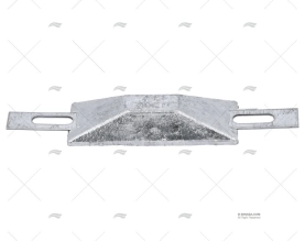 ÂNODO ZINCO PLACA PIRAMIDAL 0.3kg. ZINETI