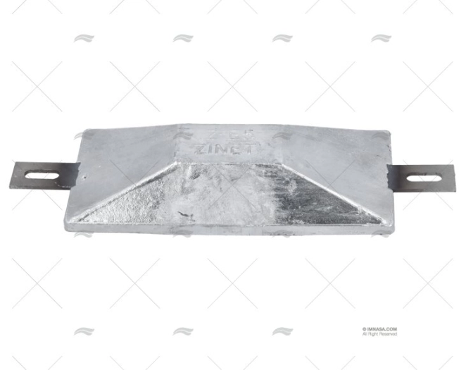 ÂNODO ZINCO PLACA PIRAMIDAL 3.4kg. ZINETI