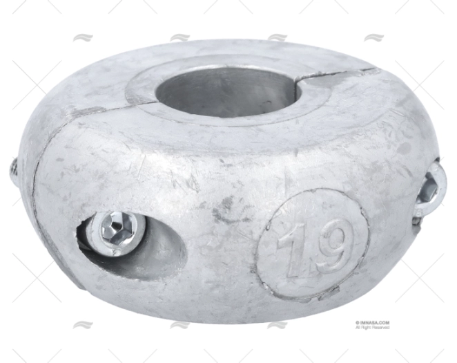 ÂNODO ZINCO ANEL  19mm PLANO