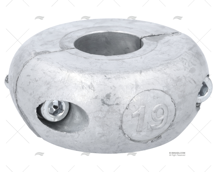 ÂNODO ZINCO ANEL  19mm PLANO