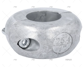 ANODO ZINCO COLLARE   1" PIATTO