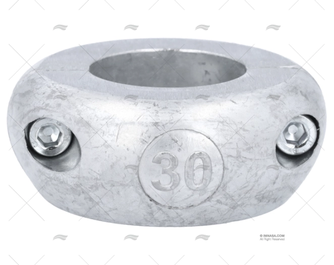 ÂNODO ZINCO ANEL  30mm PLANO